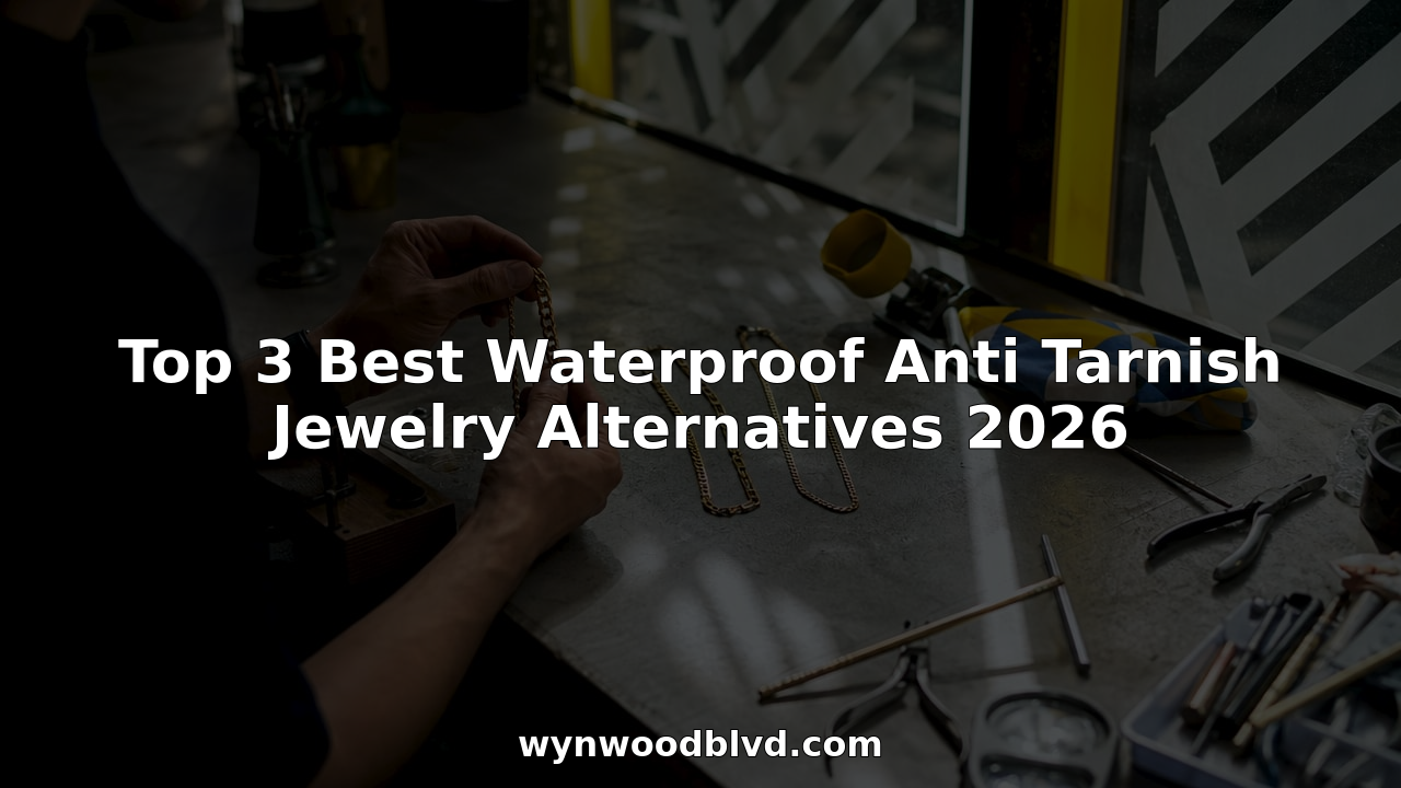 Jewelry designer inspecting waterproof anti tarnish necklaces