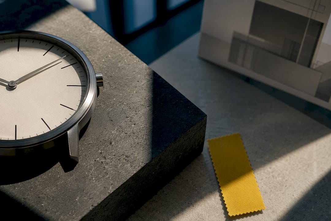 Partial minimalist watch dial in design gallery