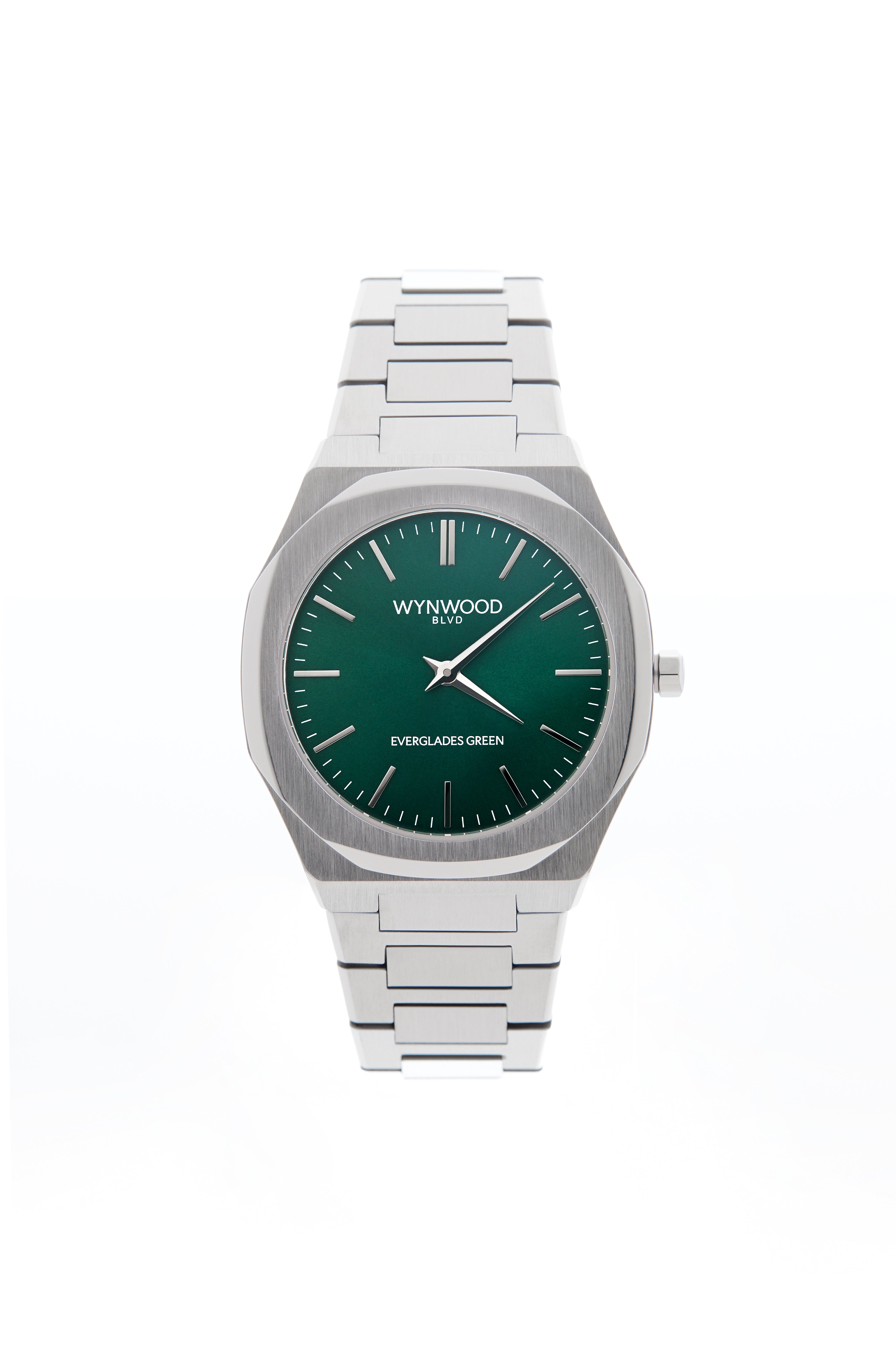 WYNWOOD BLVD Signature Watch – Everglades Green Dial | 36 mm Automatic Stainless Steel Miami Inspired