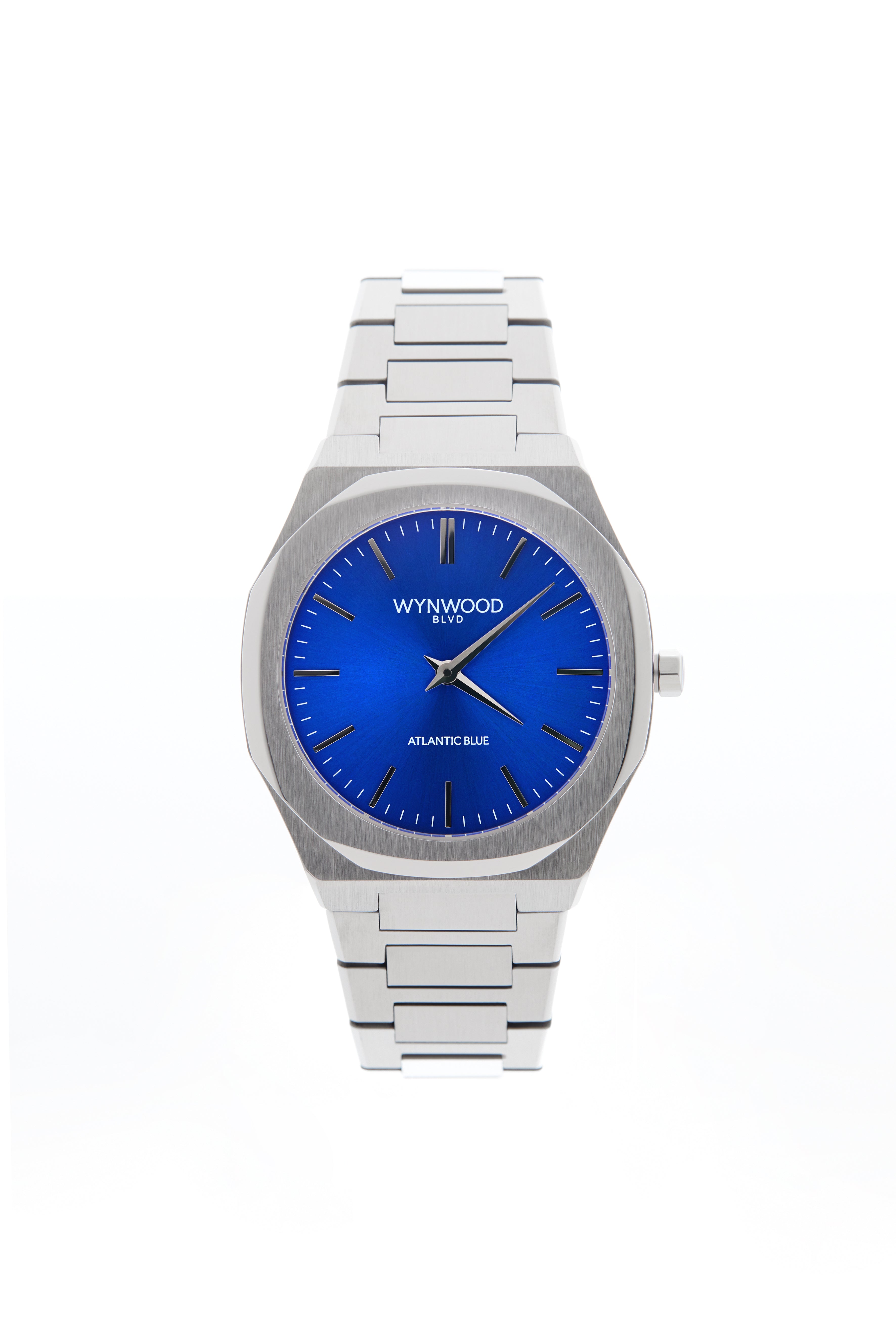 WYNWOOD BLVD Signature Watch – Atlantic Blue Dial | 36 mm Automatic Stainless Steel Miami Inspired