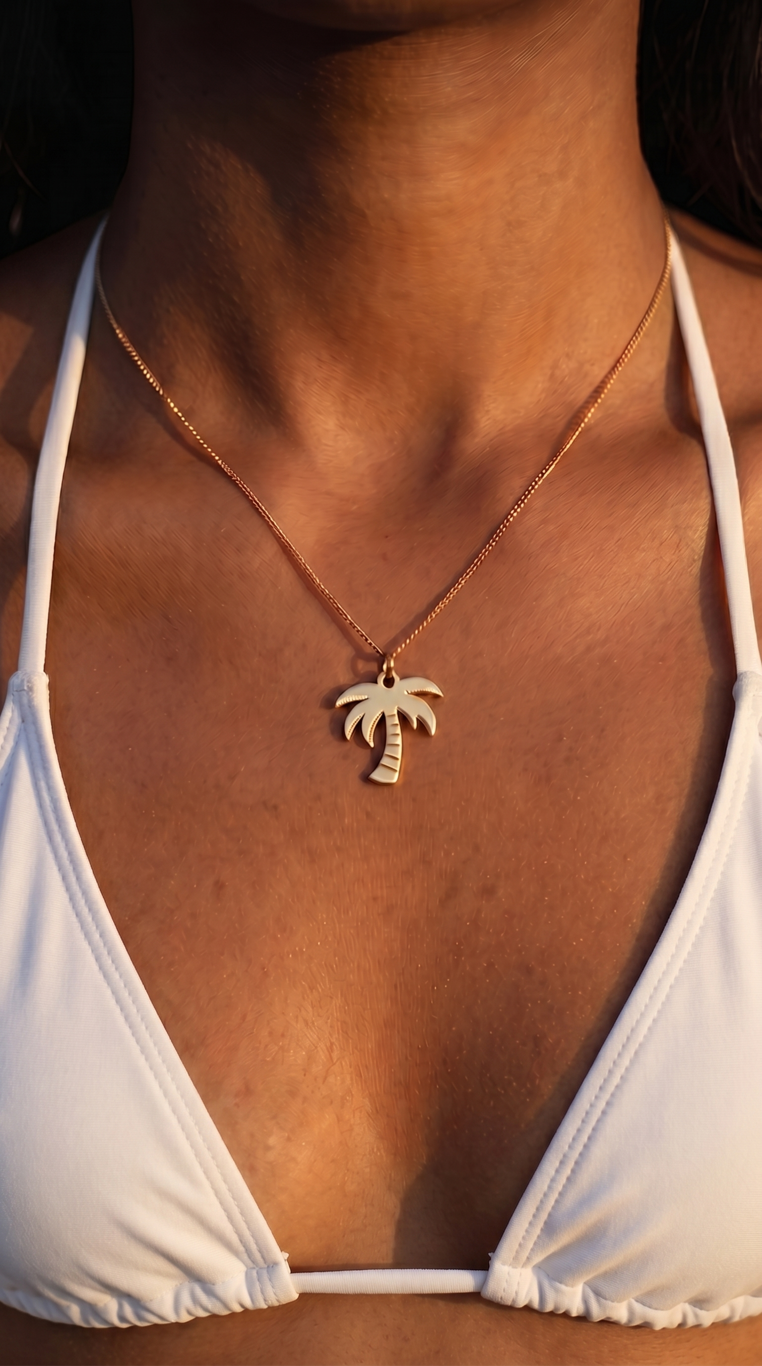 WYNWOOD BLVD Palm Tree Charm – Gold Classic | Stainless Steel Miami Inspired Pendant